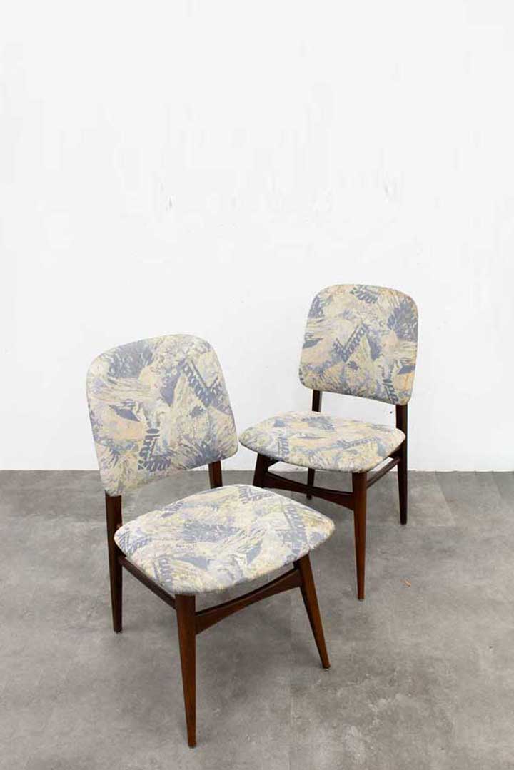 Set van 2 vintage Webe / Pastoe stoelen