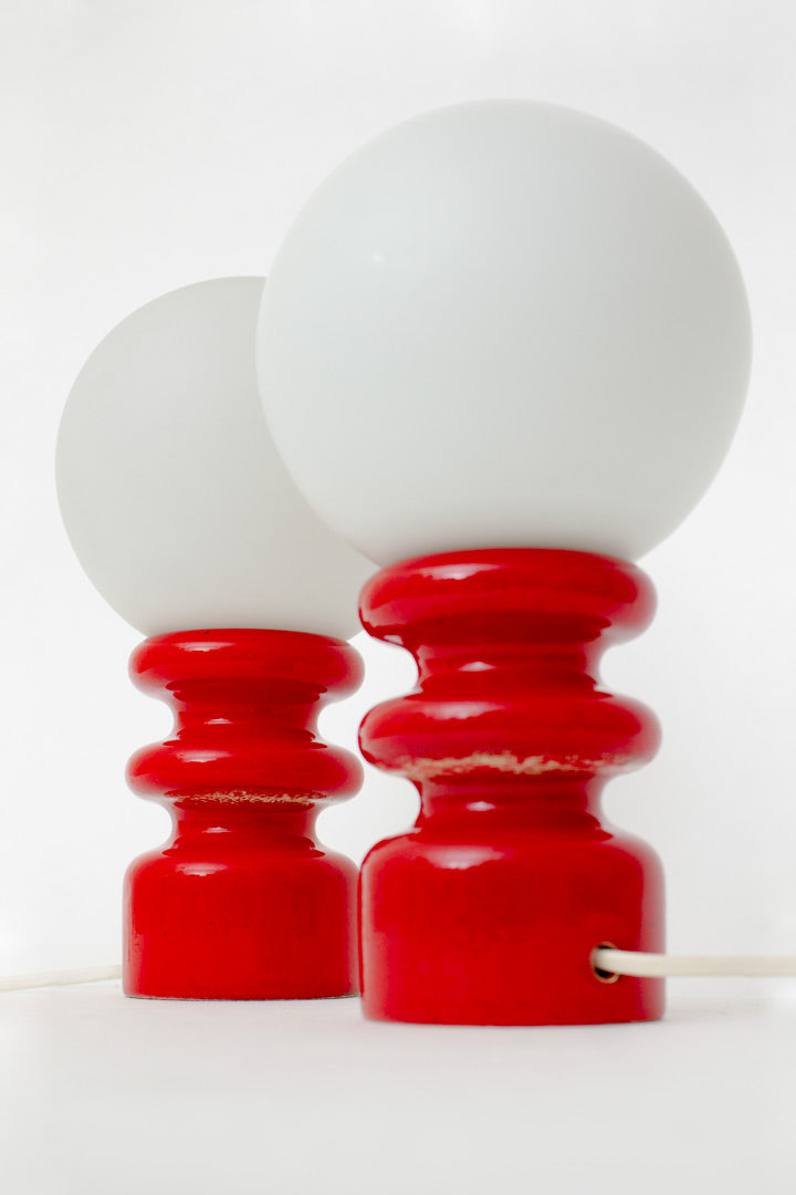 Set van 2 vintage Space Age lampen West Germany