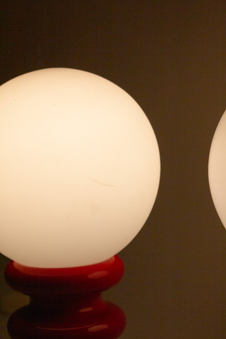 Set van 2 vintage Space Age lampen West Germany