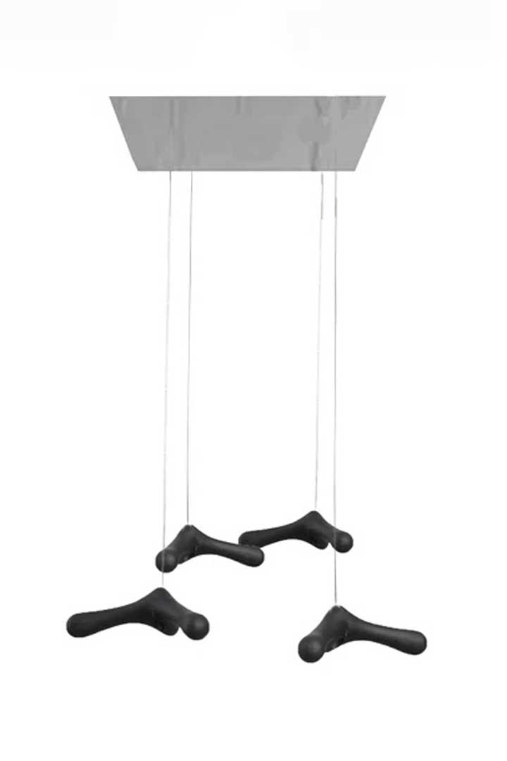 Set van 4 Flying Hooks van Bos & Couvée - kapstok