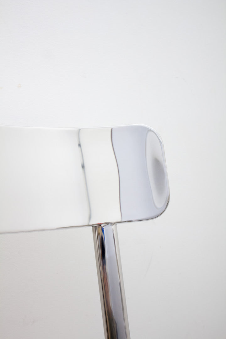 Set van 4 roestvrijstalen stoelen - Dejavu stijl