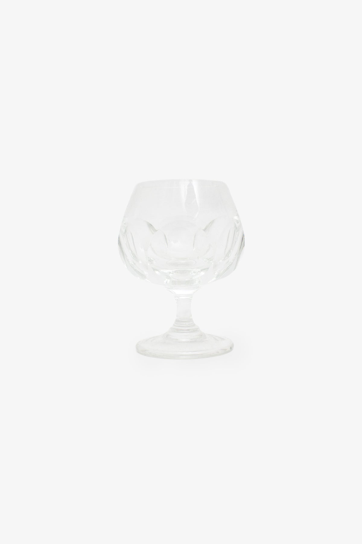 Set van 5 vintage kristallen likeur/prosecco glazen
