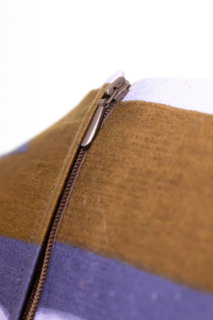 Seventies jurk met kleurrijk patroon Heikkilä Finland vintage