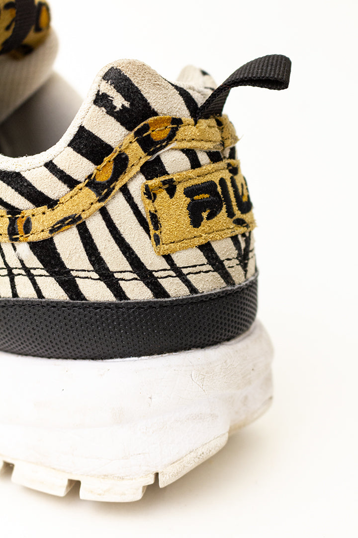 Sneakers Fila Disruptor animal print maat 40