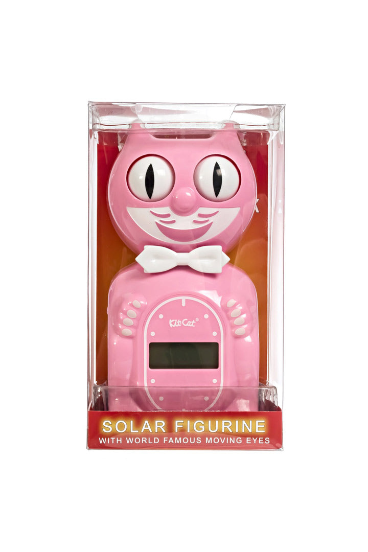 Solar Kit-Cat digitale alarmklok Pink Satin