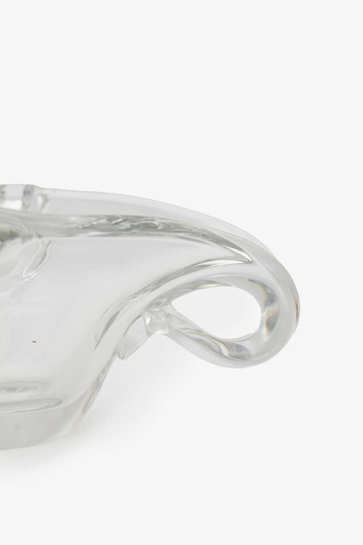 Sommerso glazen schaal van Antonio Bon voor Val Saint Lambert