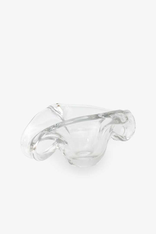 Sommerso glazen schaal van Antonio Bon voor Val Saint Lambert