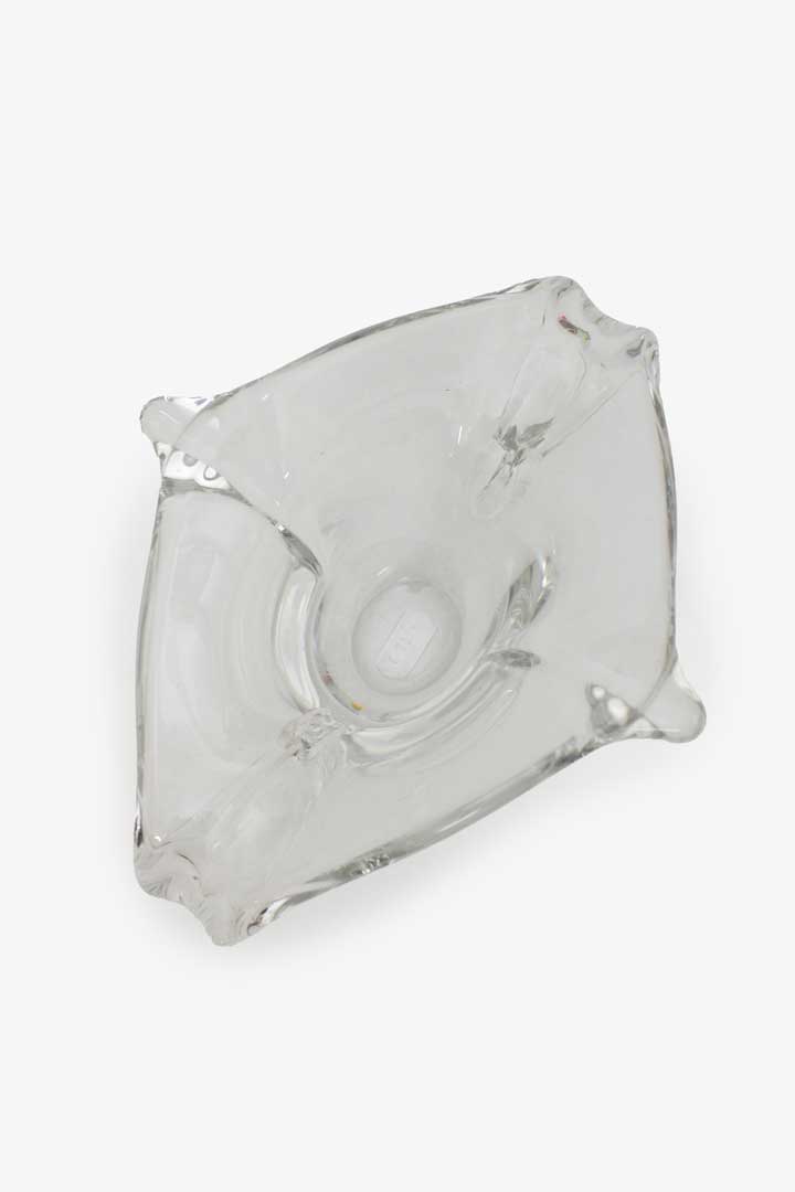 Sommerso glazen schaal van Antonio Bon voor Val Saint Lambert