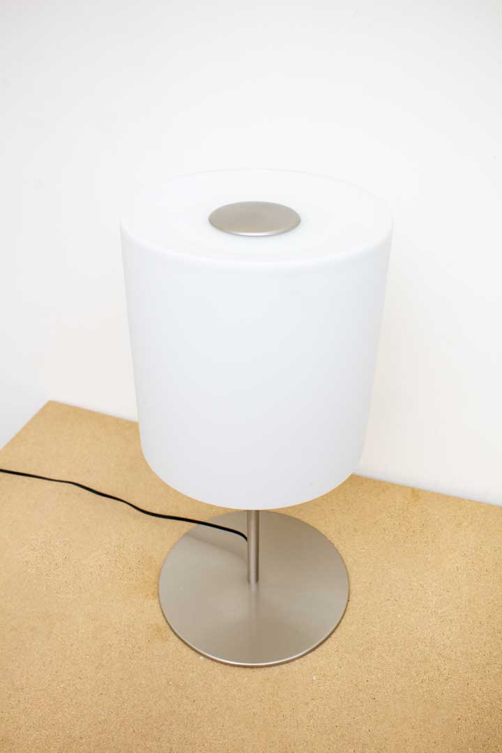 Tafellamp Leucos met Murano glas kap