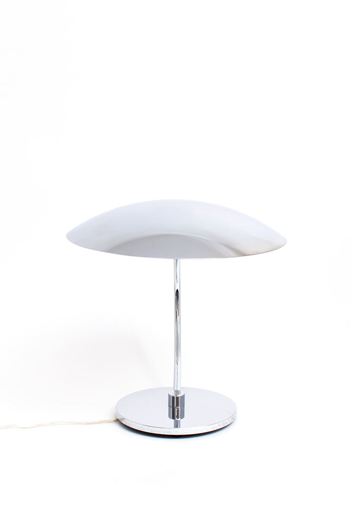Tafellamp van chroom voor SCE France jaren 70