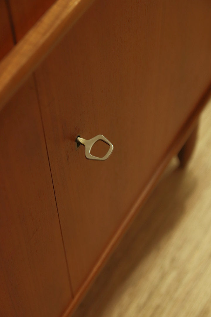 Teakhouten jaren 60 secretaire wandkast wandmeubel