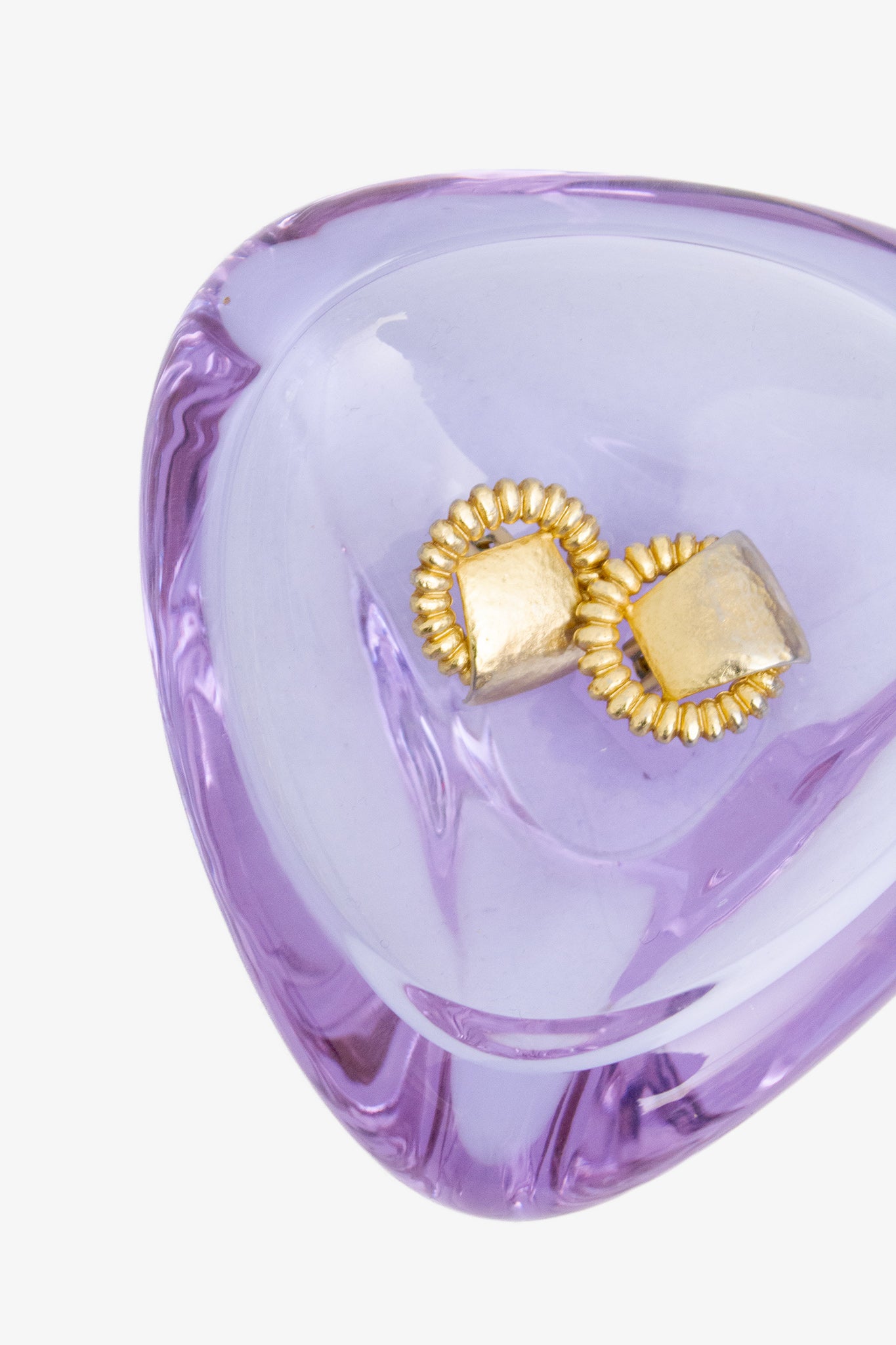 Vergulde vintage jaren 80 oorclips Balmain Paris