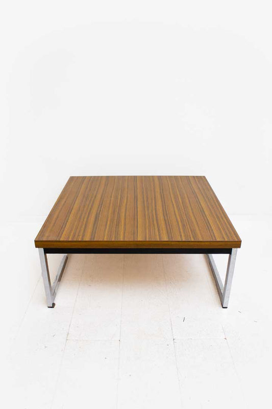 70s Vintage salontafel 75 cm vierkant