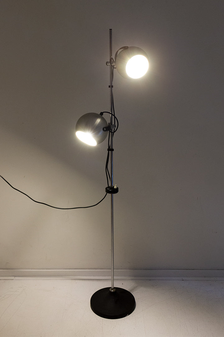 Vintage Anvia Almelo bollen vloerlamp