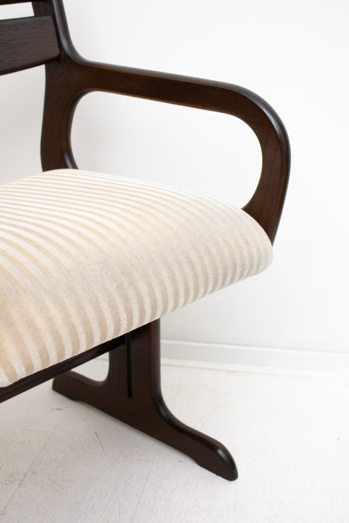 Vintage Deens design stoel Farstrup Møbler - wengé hout 