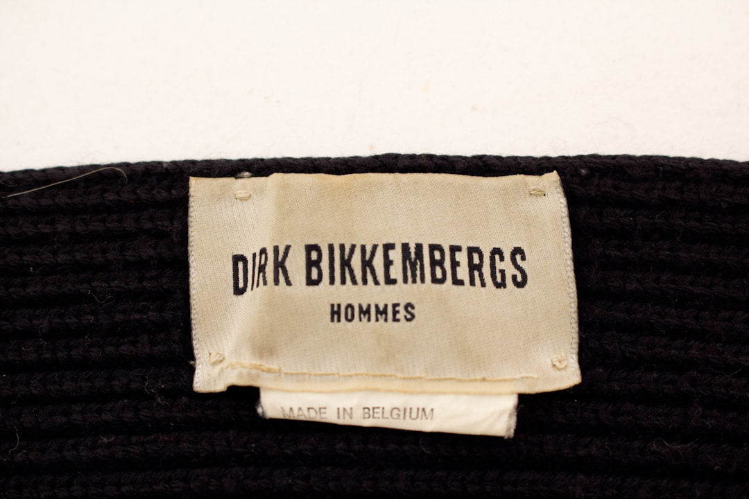 Vintage Dirk Bikkembergs gebreide heren shawl