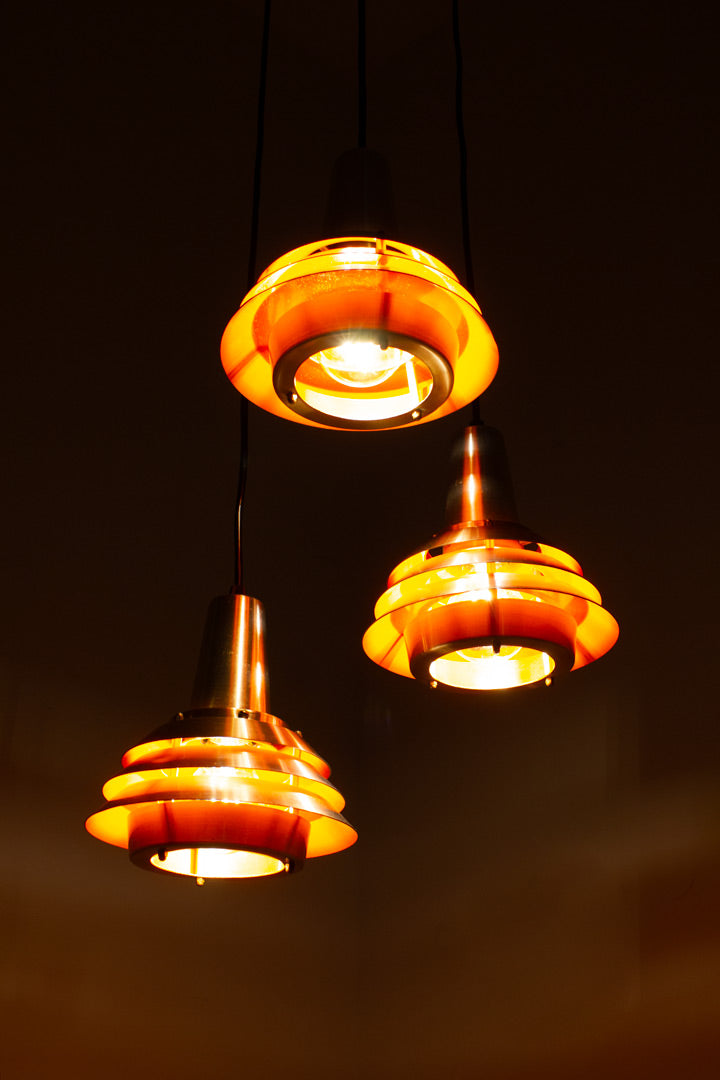 Vintage Space-Age cascade lamp door Lakro