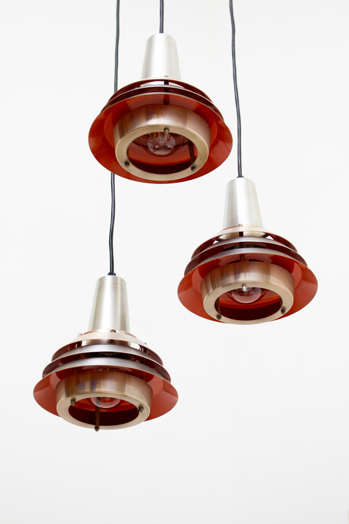 Vintage Space-Age cascade lamp door Lakro