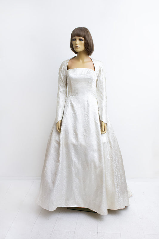 Vintage Frank Usher brocante bruidsjurk