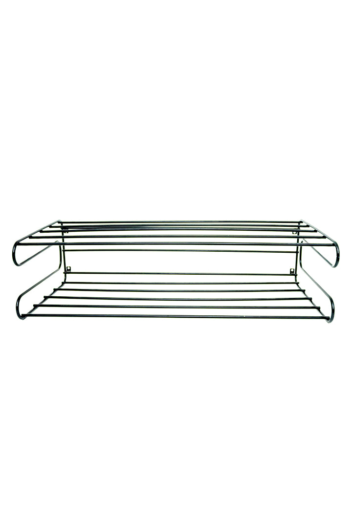 Vintage Ikea Frän zwarte draadstalen kapstok in Tomado Pilastro stijl