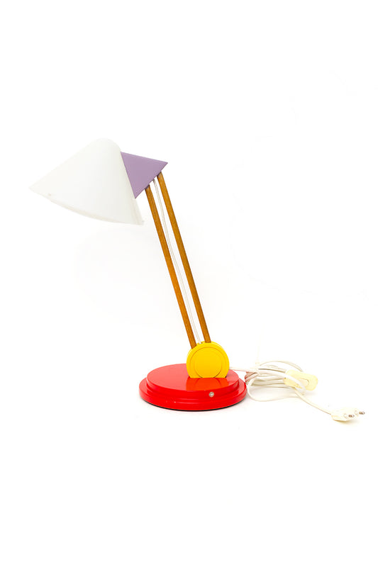 Vintage Ikea Stoja bureaulamp in Memphis stijl