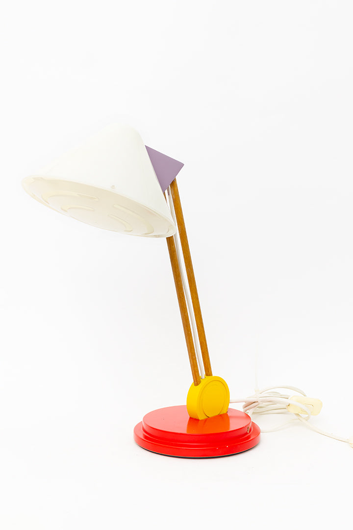Vintage Ikea Stoja bureaulamp in Memphis stijl