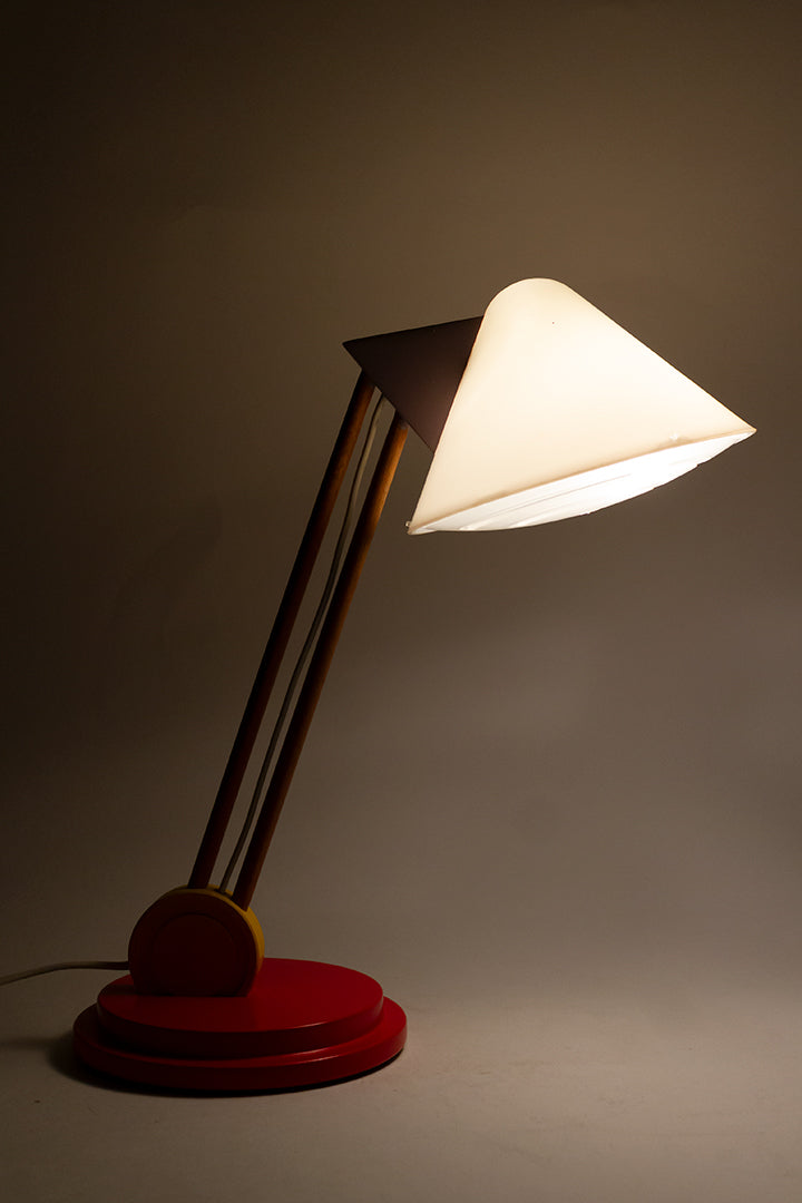 Vintage Ikea Stoja bureaulamp in Memphis stijl