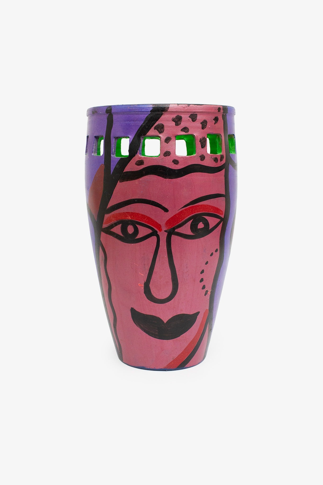 Vintage kunst vaas Josien Broeren