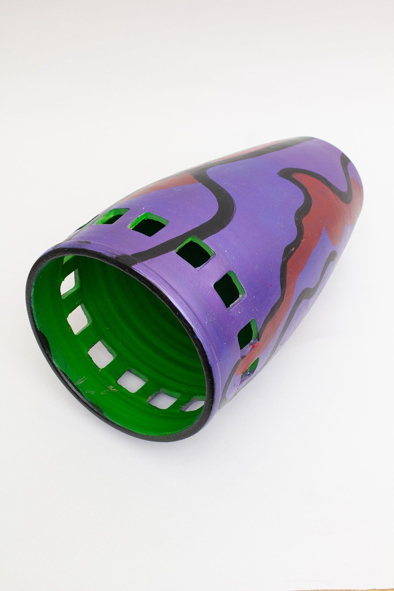 Vintage kunst vaas Josien Broeren