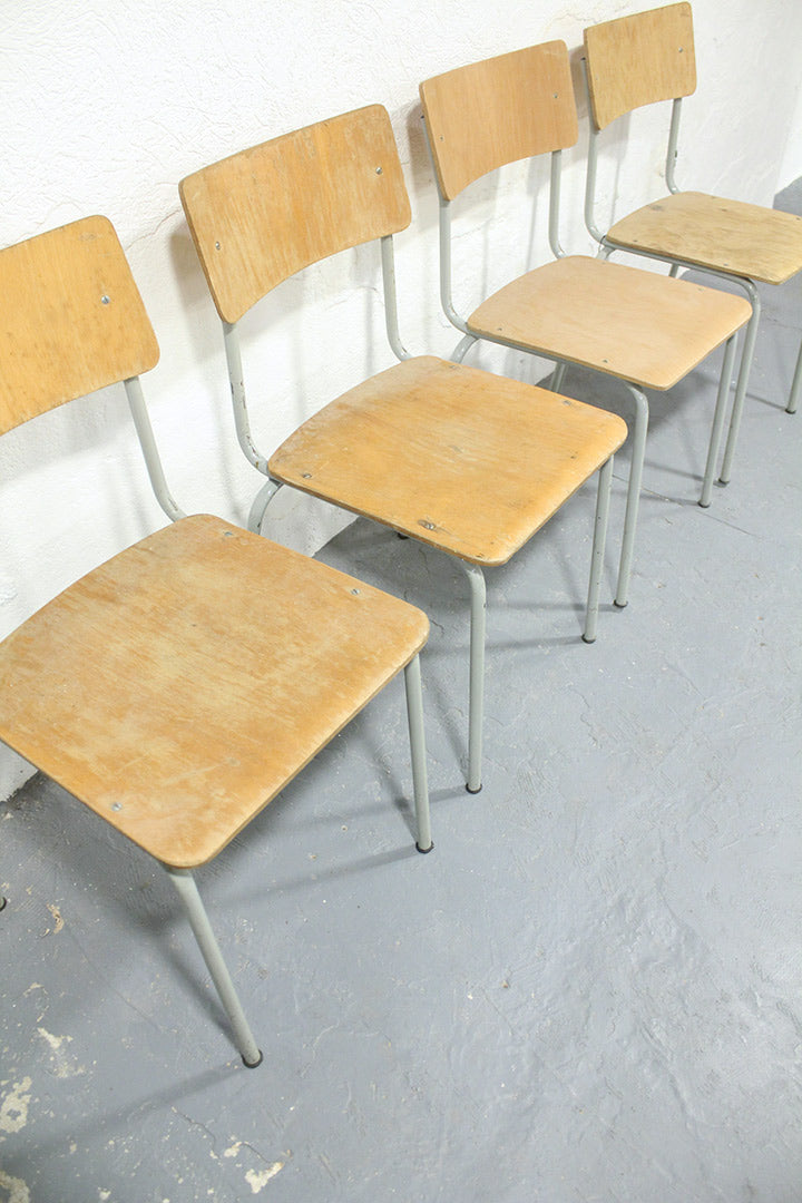 Vintage NVA schoolstoelen
