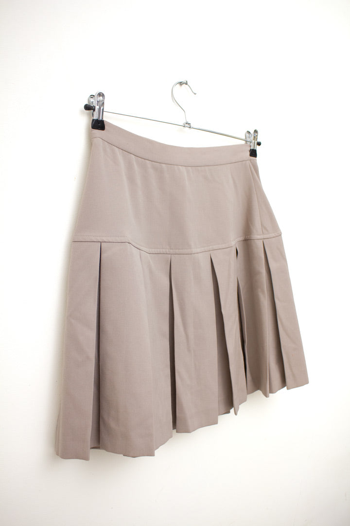 Vintage Oliver by Valentino 90s beige minirokje