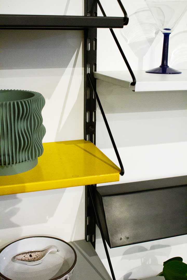 Vintage Pilastro wandsysteem met bureau en lichtbak