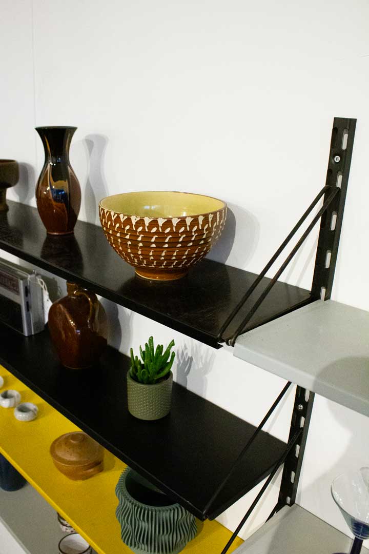 Vintage Pilastro wandsysteem met bureau en lichtbak