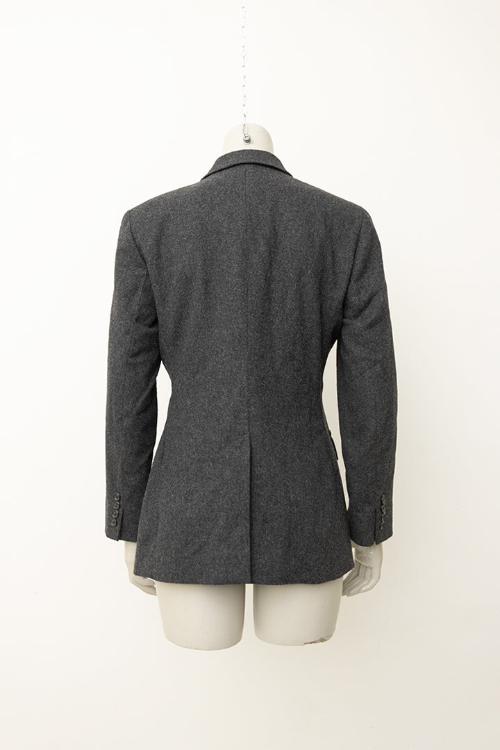 Vintage Ralph Lauren wolmix blazer grijs