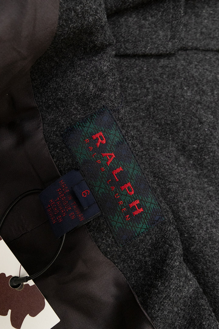 Vintage Ralph Lauren wolmix blazer grijs