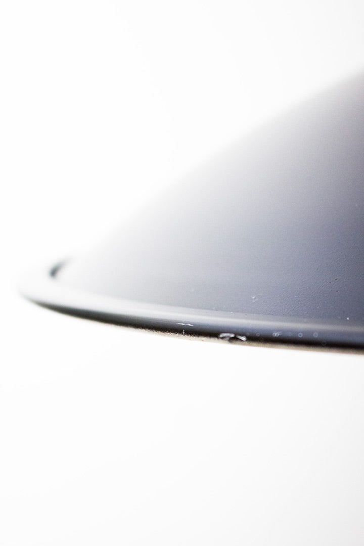 Vintage UFO hanglamp Glasshutte Limburg metaal en opaal glas