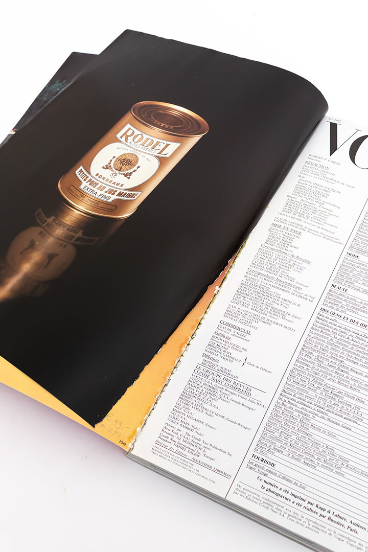 Vintage Vogue tijdschrift speciale editie Miro uit 1979