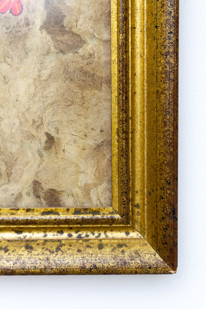 Vintage ‘amate bark’ Mexicaans folkore schilderij op schorspapier