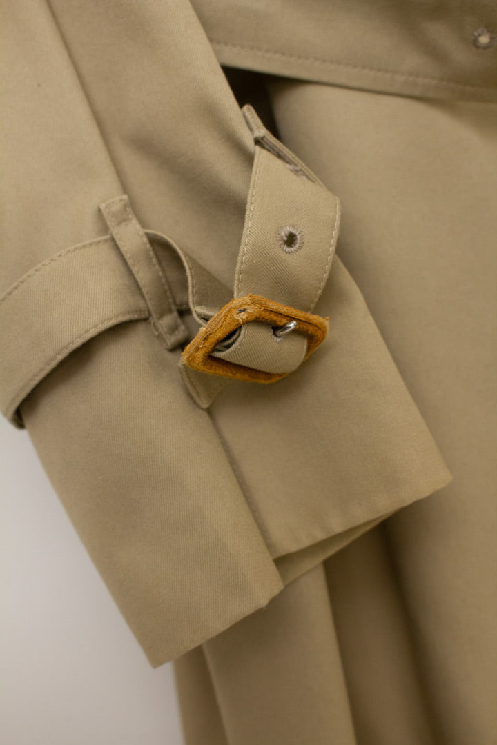 Vintage beige Burberry trenchcoat met ceintuur en uitneembare wintervoering