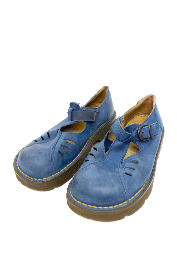 Vintage blauwe Dr. Martens Mary Janes - maat 38