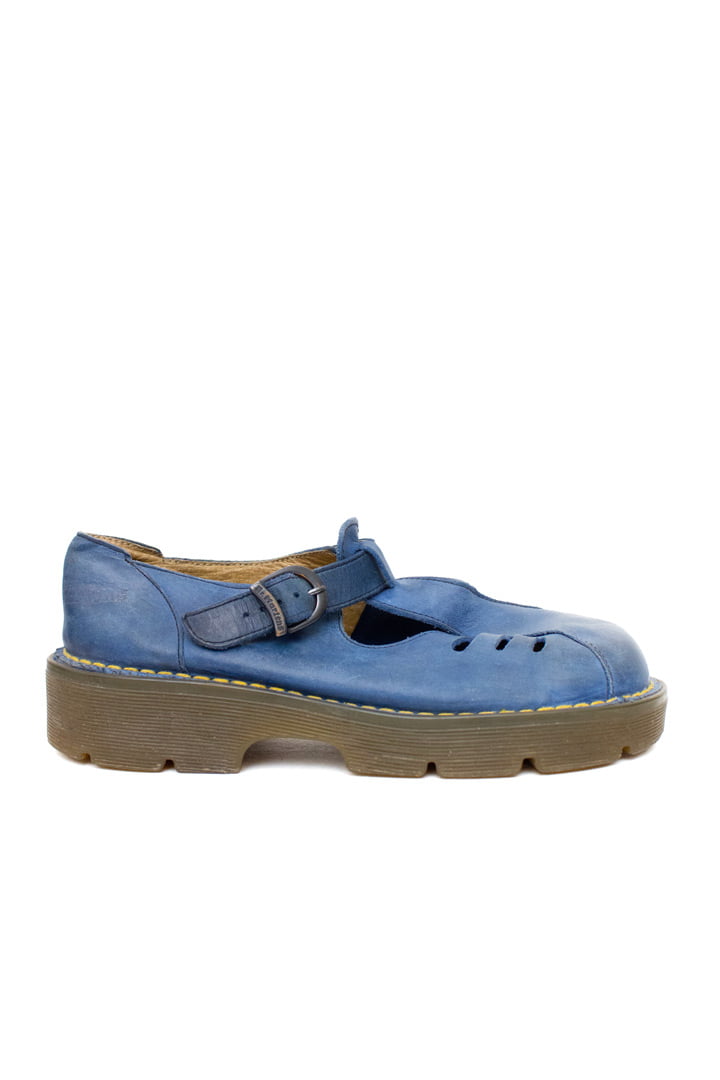 Vintage blauwe Dr. Martens Mary Janes - maat 38