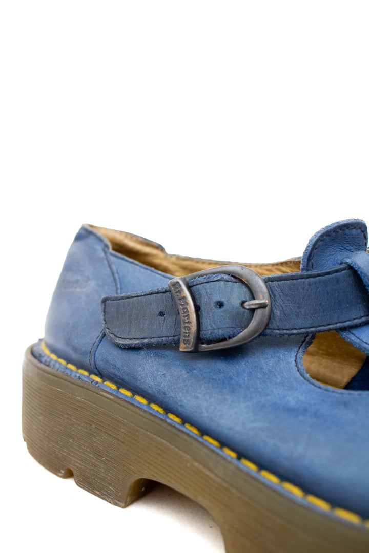 Vintage blauwe Dr. Martens Mary Janes - maat 38