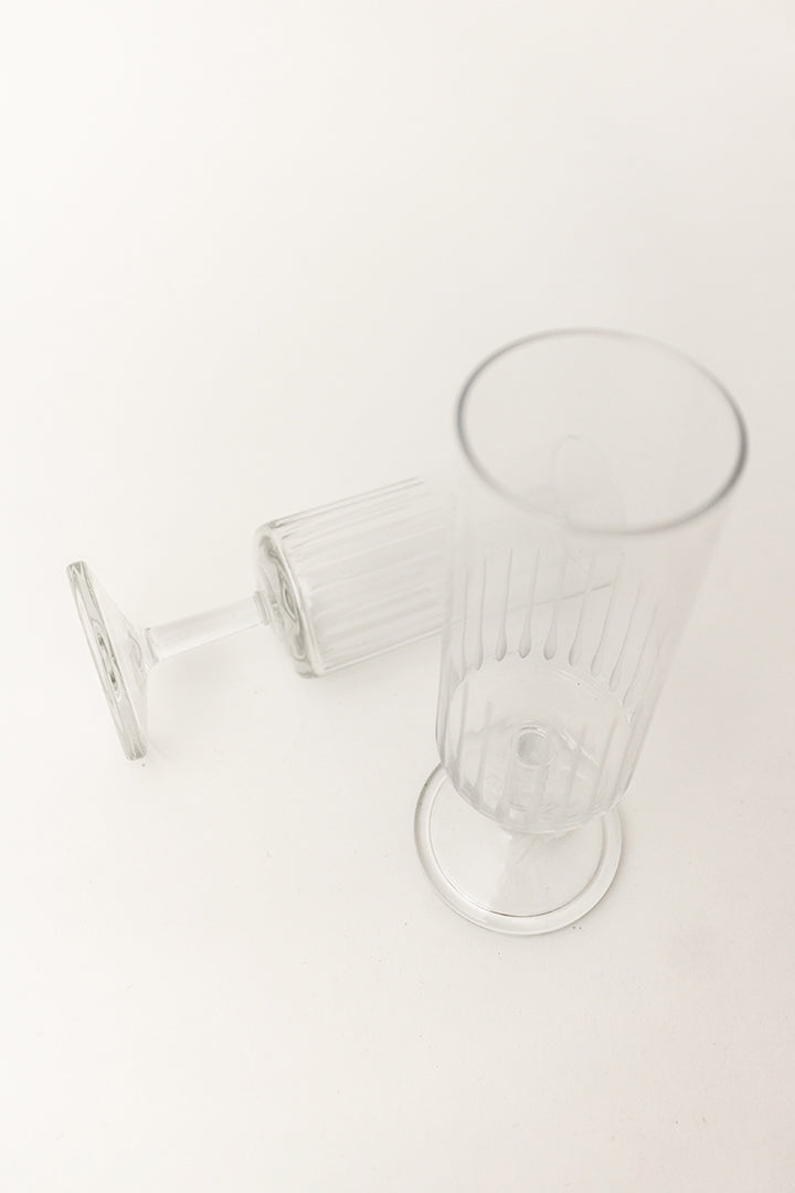 Vintage champagneglazen - set van 4