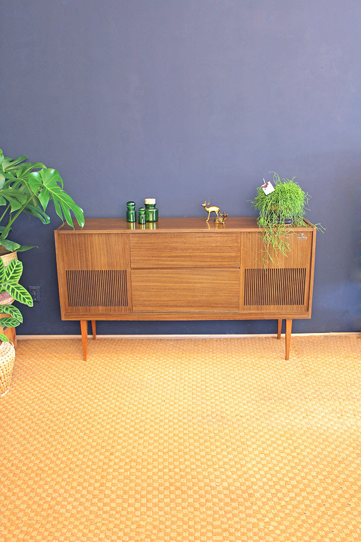 Vintage dressoir radiomeubel Grundig