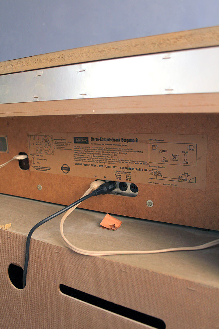 Vintage dressoir radiomeubel Grundig