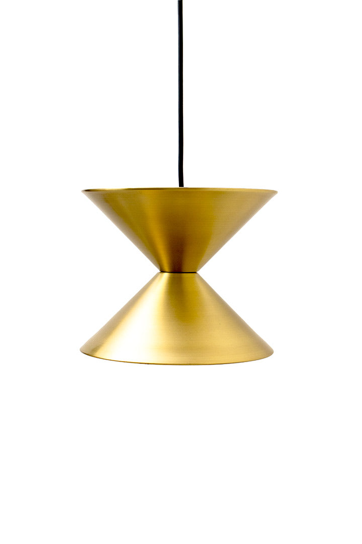 Vintage dubbele kegellamp Deens design