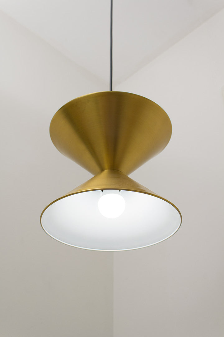 Vintage dubbele kegellamp Deens design
