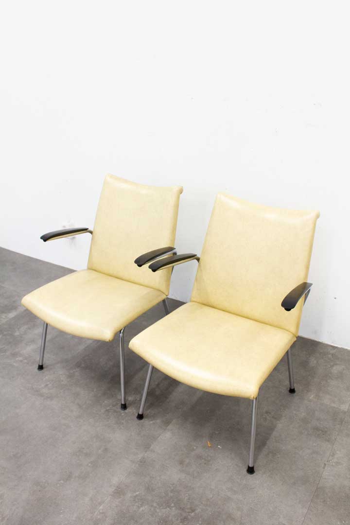 Set van 2 vintage fauteuil 3114 Gebroeders De Wit jaren