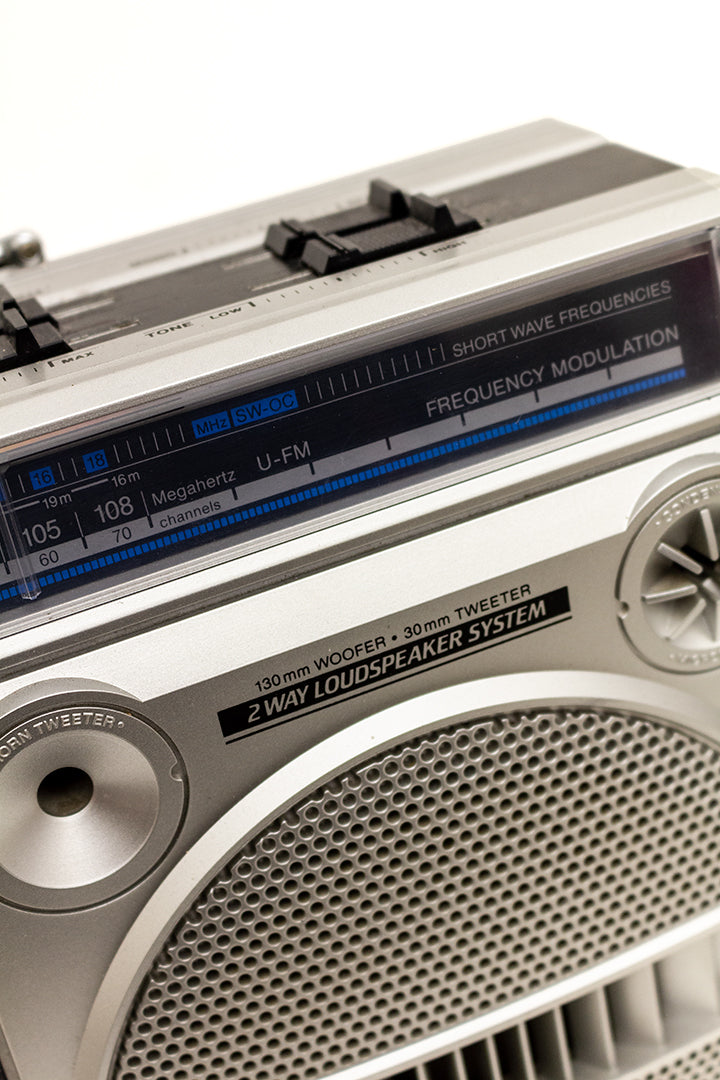 Vintage gettoblaster boombox Philips D8134 jaren 80