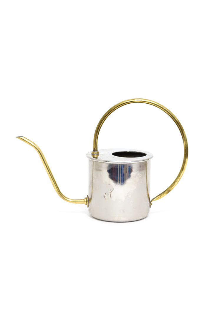 Vintage gieter messing en metaal
